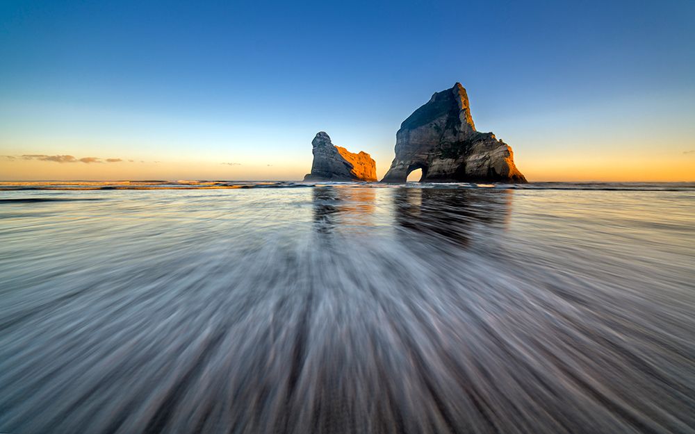 Wharariki Beach art print by Hua Zhu for $57.95 CAD