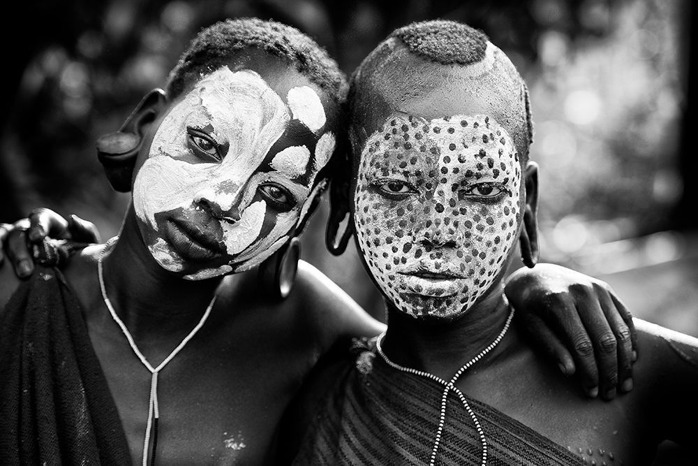 Painted Faces art print by Trevor Cole for $57.95 CAD