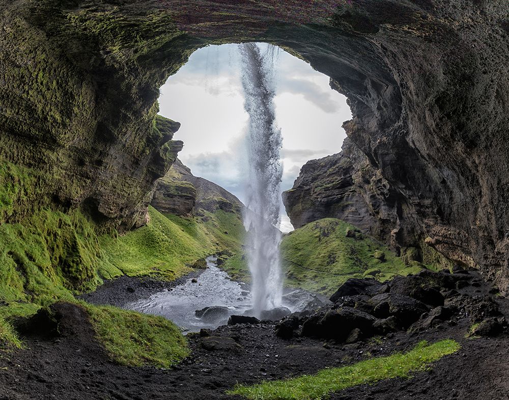 Hidden Waterfall art print by Bragi Kort for $57.95 CAD