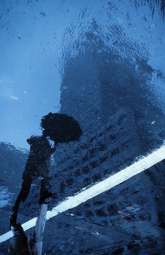 Swinging In The Rain-From The Series Qnew York Bluesq art print by Dieter Matthes for $57.95 CAD