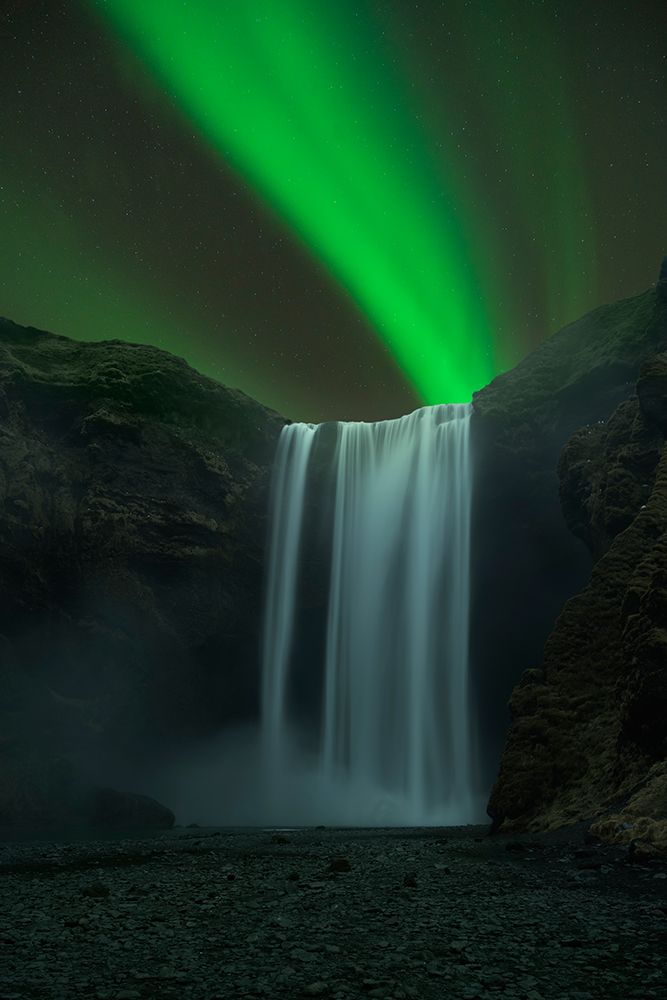 Skogafoss art print by Jingshu Zhu for $57.95 CAD