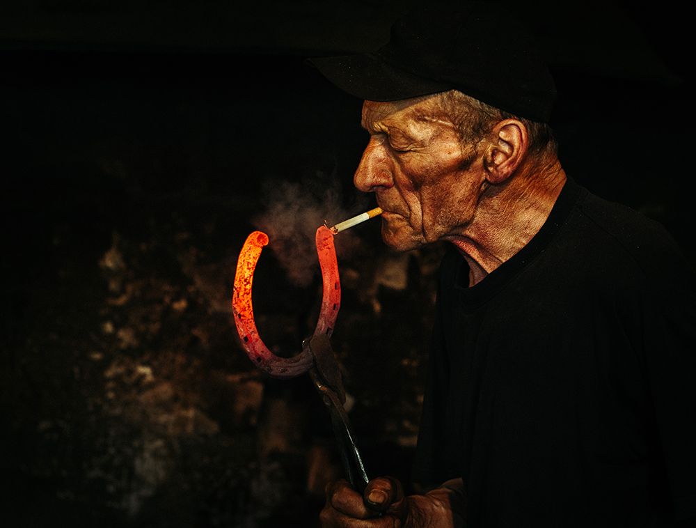 Kowal  Blacksmith art print by Maciej Przeklasa for $57.95 CAD