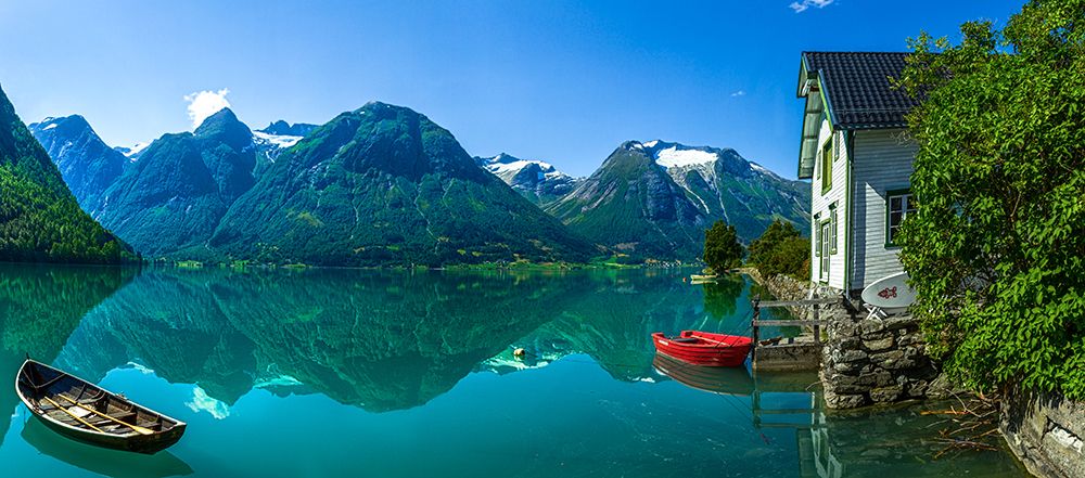 The Glacier Lake art print by Christer Olsen for $57.95 CAD