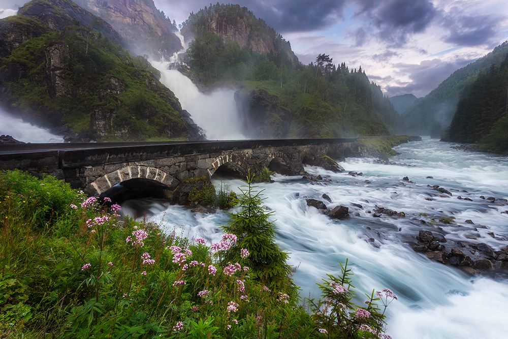 Laytefossen art print by Arvid Bjorkqvist for $57.95 CAD