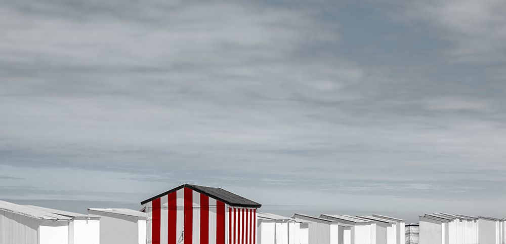 beach villa park art print by Gilbert Claes for $57.95 CAD