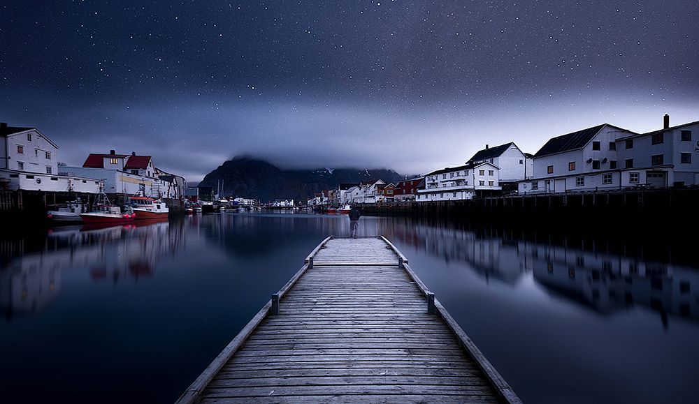 When the Night Comes Falling from the Sky art print by Lior Yaakobi for $57.95 CAD