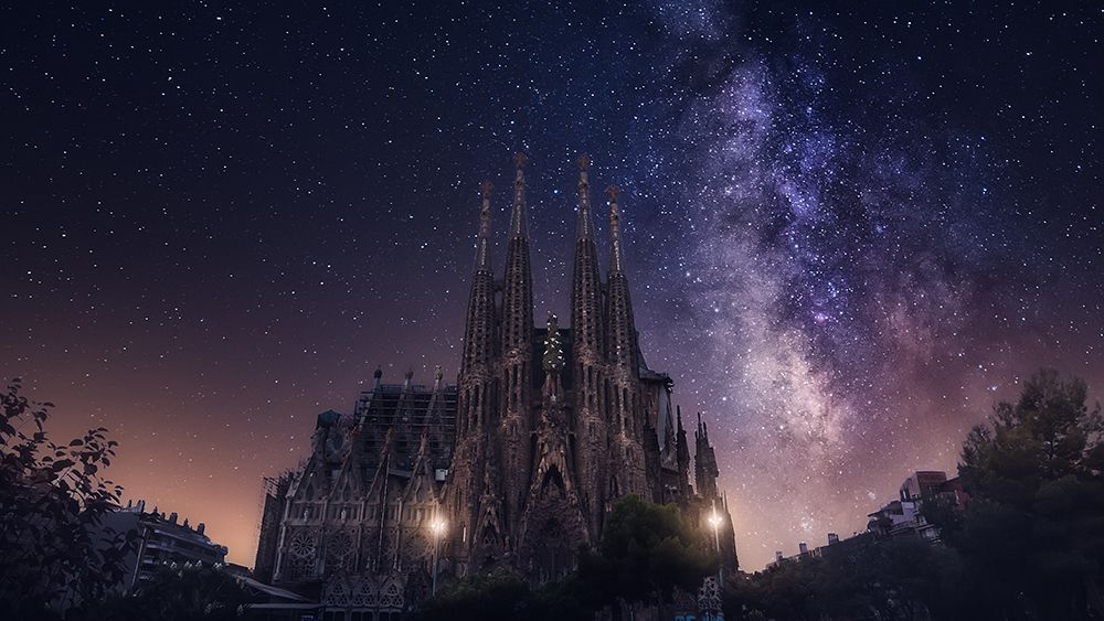 Sagrada Familia art print by Carlos F. Turienzo for $57.95 CAD