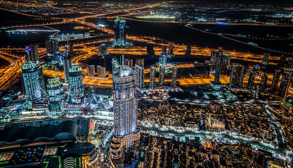 Dubai Night art print by Holger Schmidtke for $57.95 CAD