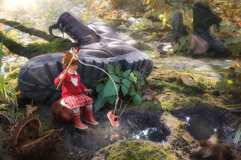 Once Upon A Shoe art print by Christophe Kiciak for $57.95 CAD