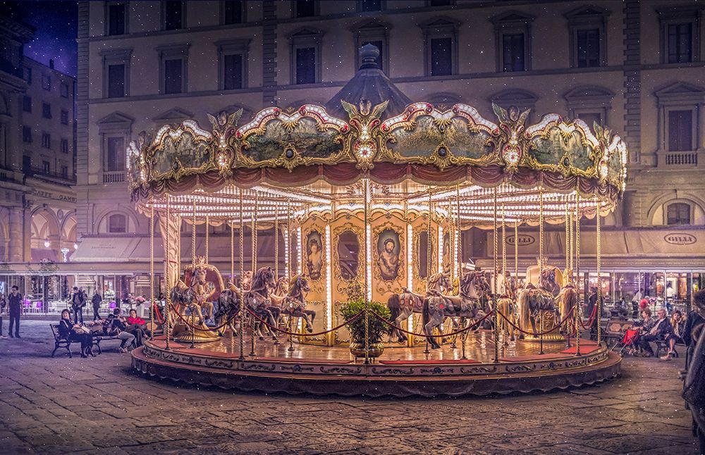 Carousel art print by Christian Marcel for $57.95 CAD