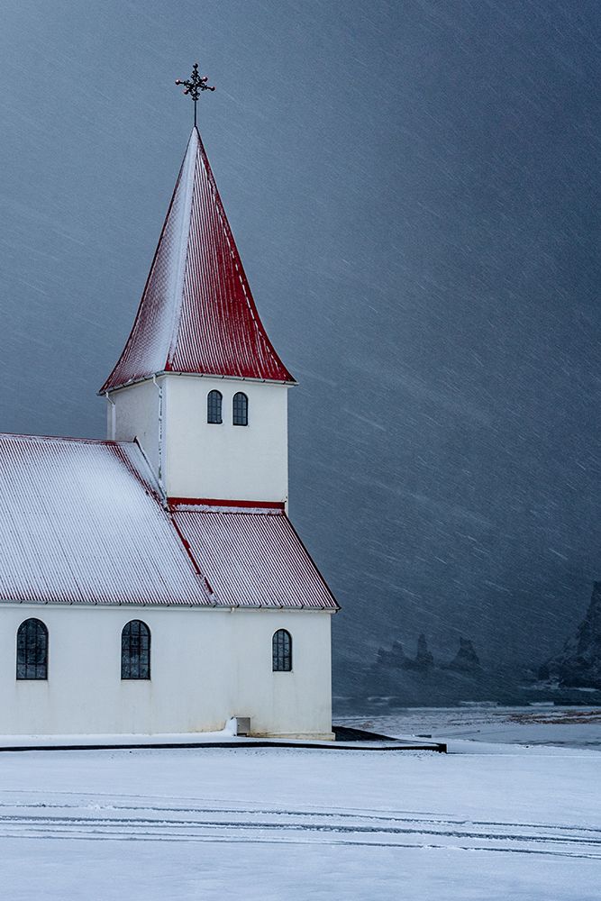 Snow storm in Vik art print by Marc Pelissier for $57.95 CAD