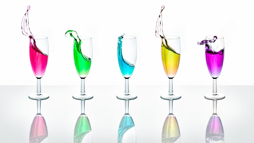 Splashes art print by Petri Damsten for $57.95 CAD