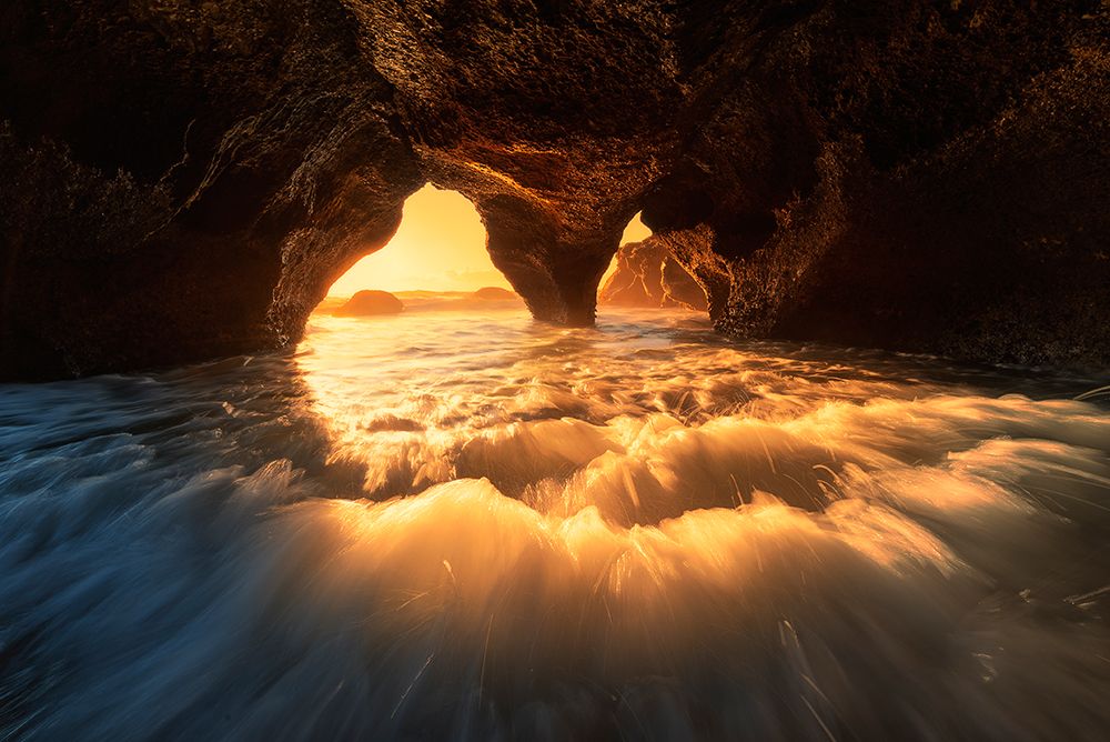 The Secret Sea Cave art print by Jingshu Zhu for $57.95 CAD