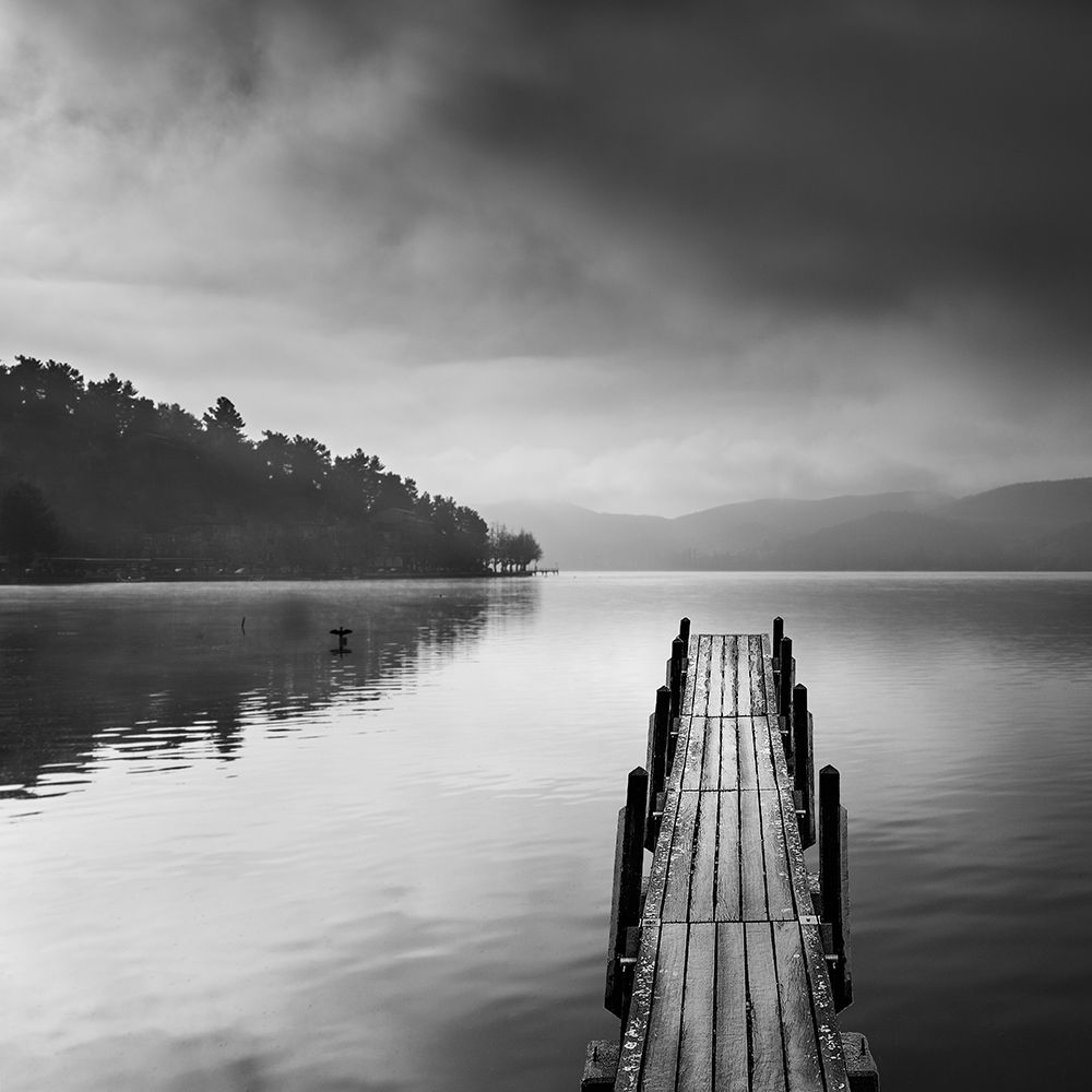 Lake View With Pier Ii art print by George Digalakis for $57.95 CAD