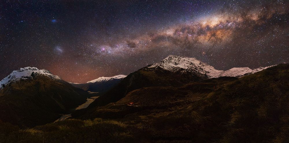 Mount Aspiring - Liverpool Hut art print by Yan Zhang for $57.95 CAD