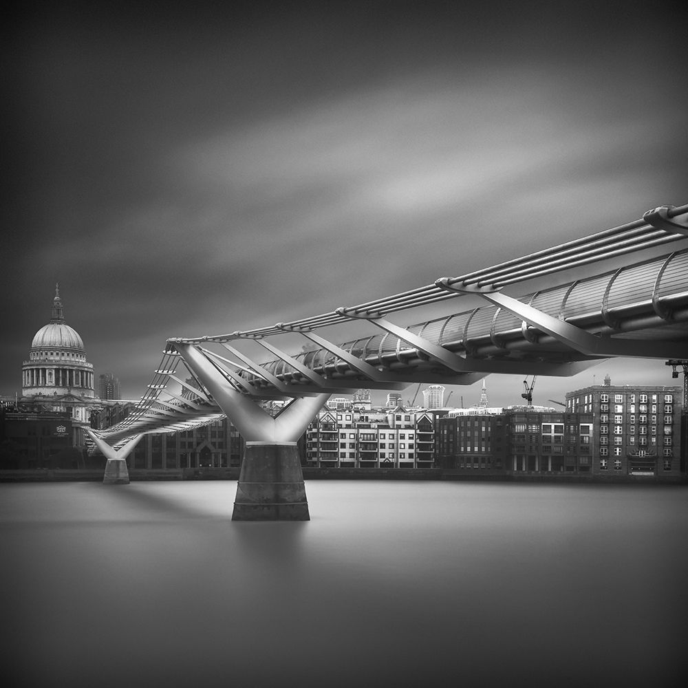 Millennium Bridge art print by Ahmed Thabet for $57.95 CAD