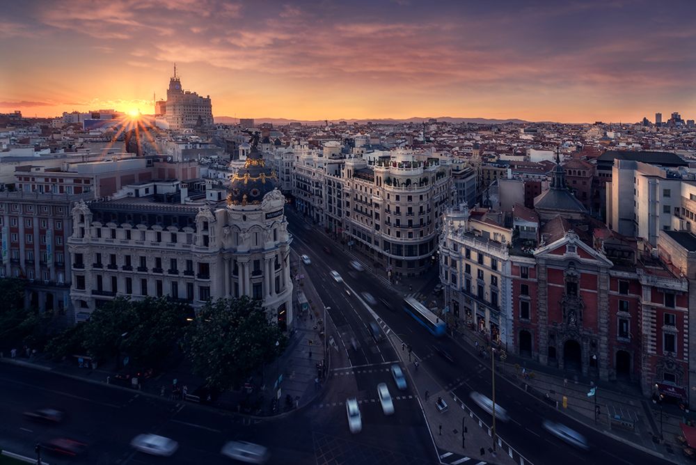 Madrid City art print by Ivan Ferrero for $57.95 CAD