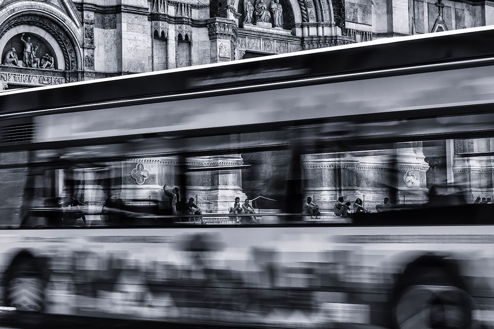 Bus in Bologna art print by Jean-Louis VIRETTI for $57.95 CAD