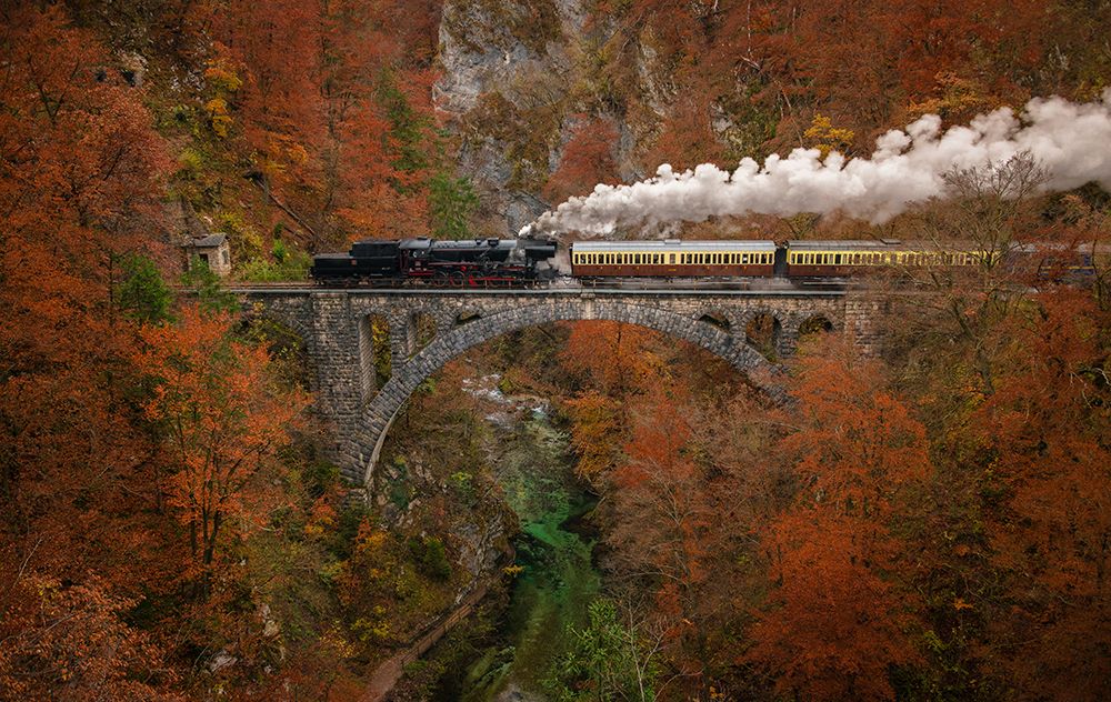 Museum Train art print by Ales Krivec for $57.95 CAD