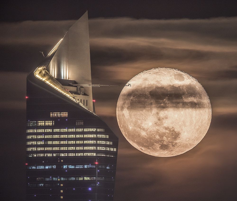 Handling The SuperMoon art print by Faisal ALnomas for $57.95 CAD