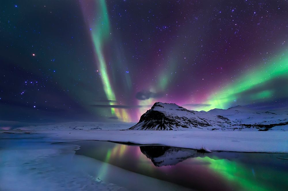 Northern Lights Reflection art print by Andrea Auf Dem for $57.95 CAD