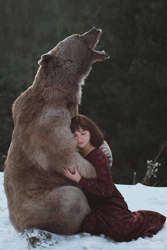 My Big Friend art print by Olga Barantseva for $57.95 CAD