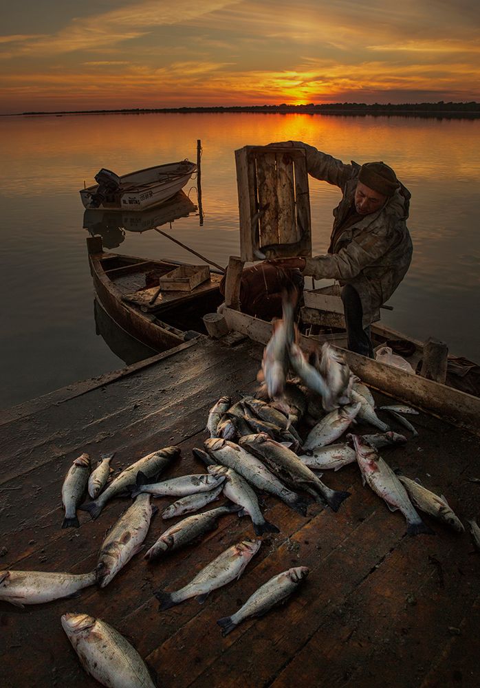 Fisherman art print by Tuncay Dogruluk for $57.95 CAD