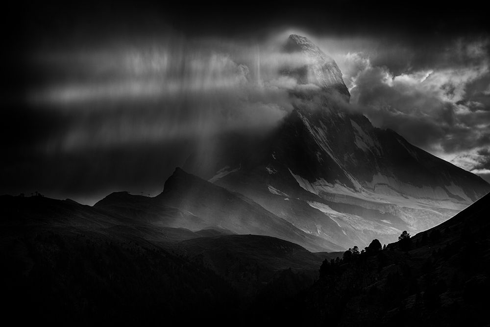 Matterhorn light show art print by Peter Svoboda for $57.95 CAD