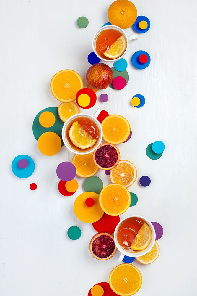 Suprematic Teatime art print by Dina Belenko for $57.95 CAD