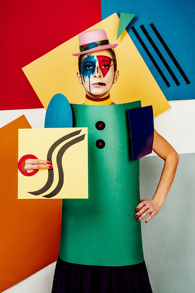 Suprematist Portrait Of Lena Naymkina art print by Sergei Smirnov for $57.95 CAD