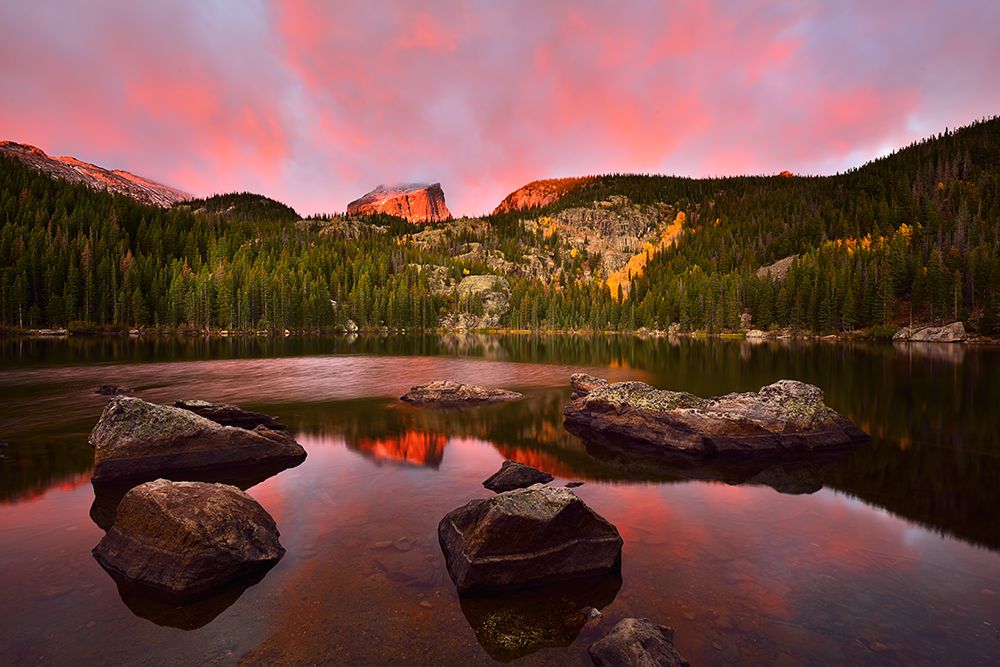 Bear Lake Sunrise art print by Mei Xu for $57.95 CAD