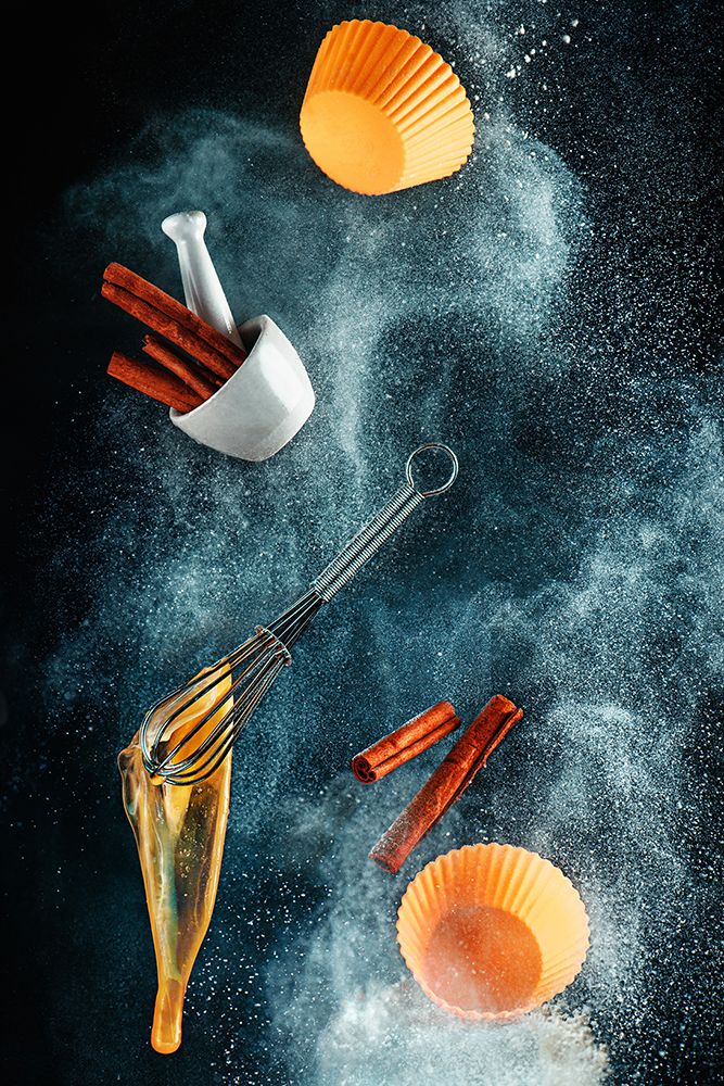 Kitchen Mess: Cinnamon Cupcake art print by Dina Belenko for $57.95 CAD