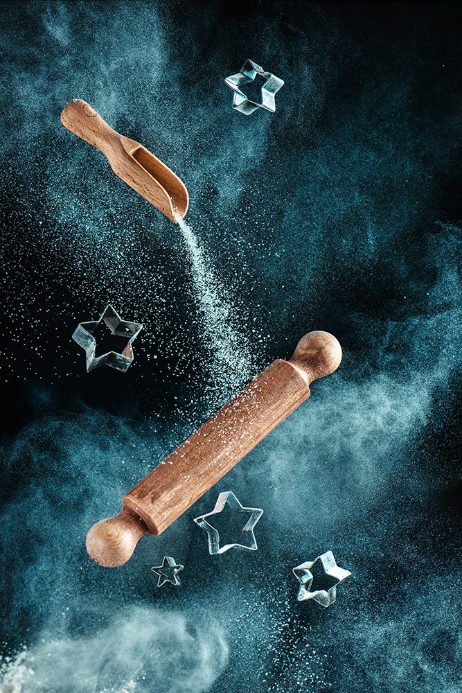Kitchen Mess: Star-Shaped Cookies art print by Dina Belenko for $57.95 CAD