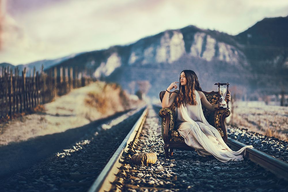 Lady Time art print by Fabio Sozza for $57.95 CAD