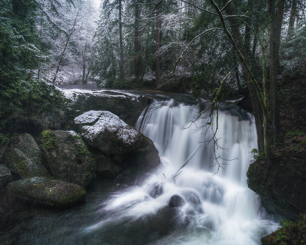 First Snow at the Falls art print by James K. Papp for $57.95 CAD