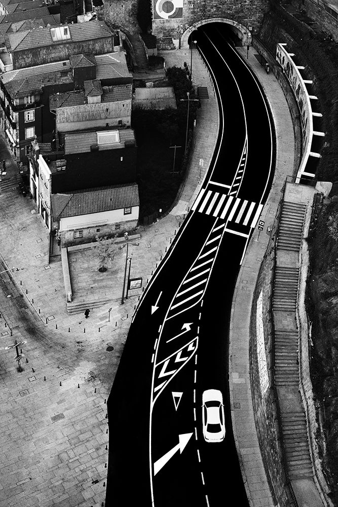 White Car On The Track art print by Filipe P Neto for $57.95 CAD