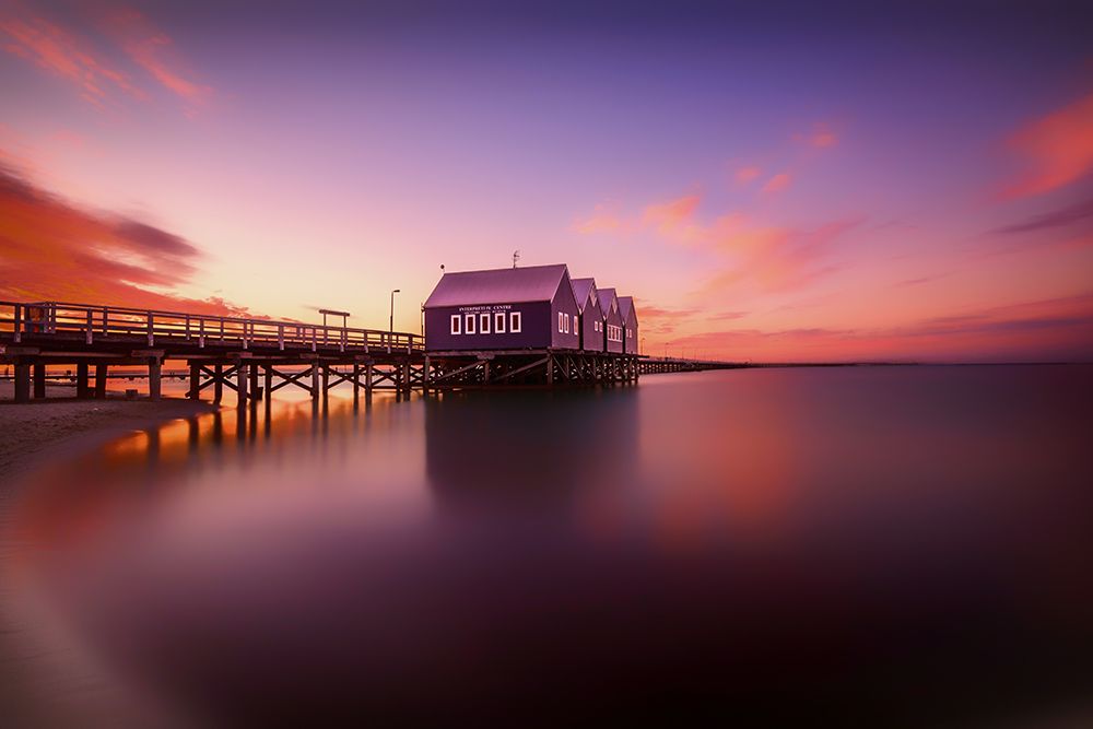 Busselton Sunset art print by Despird Zhang for $57.95 CAD