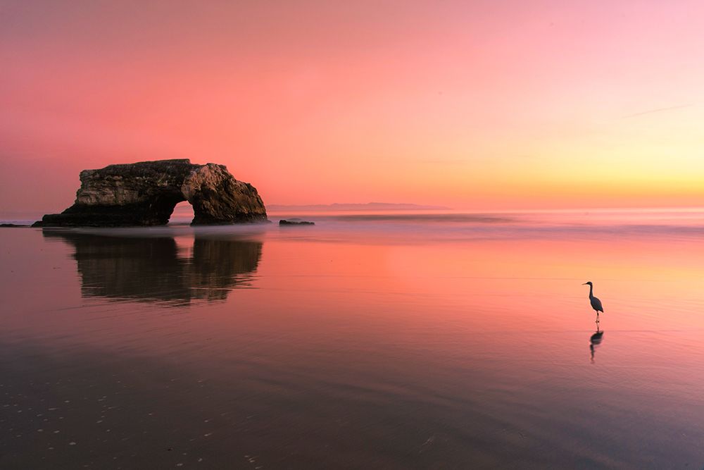 Sunset At The Natural Bridge-2 art print by Rob Li for $57.95 CAD