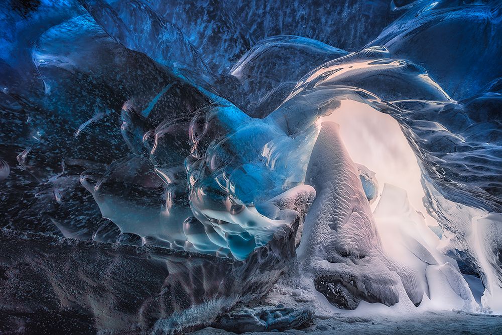 Inside The Blue Cave art print by Joanaduenas for $57.95 CAD