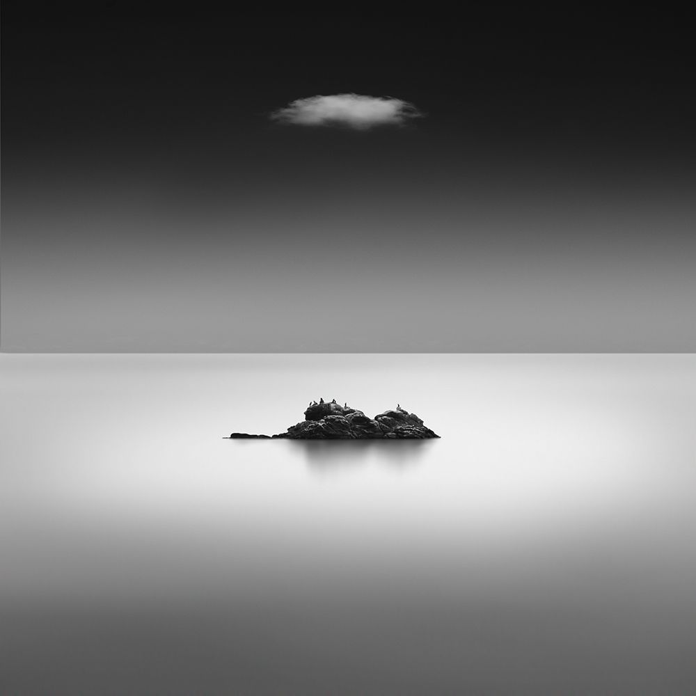 A Rock and A Cloud art print by George Digalakis for $57.95 CAD