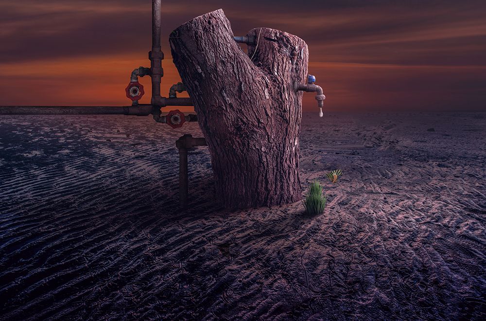 A Drop Of Water art print by Sulaiman Almawash for $57.95 CAD