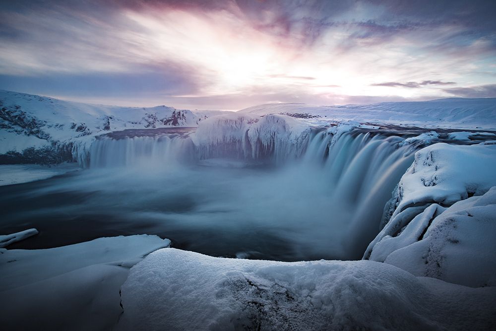Morning Godafoss art print by Colin Bradnam for $57.95 CAD