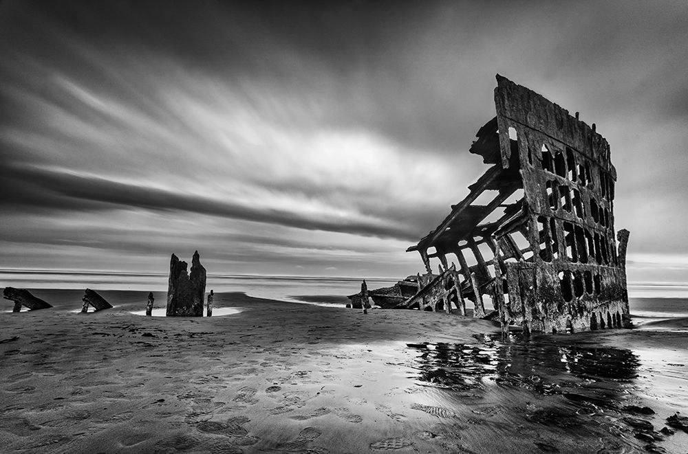 The Wreck of the Peter Iredale art print by Lydia Jacobs for $57.95 CAD