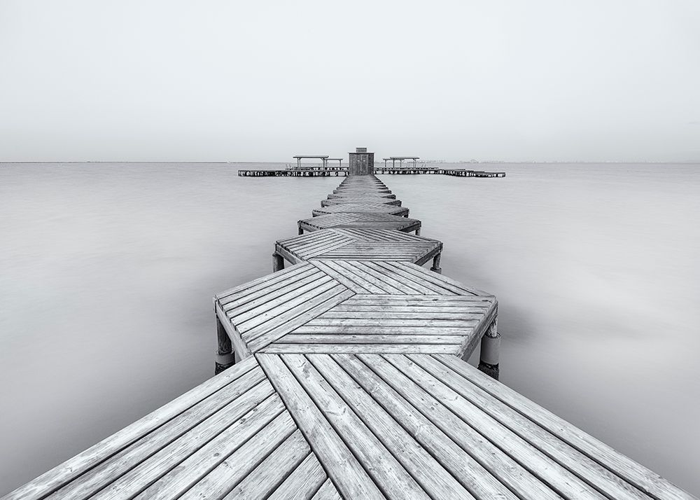The Pier art print by Xavier Garci for $57.95 CAD