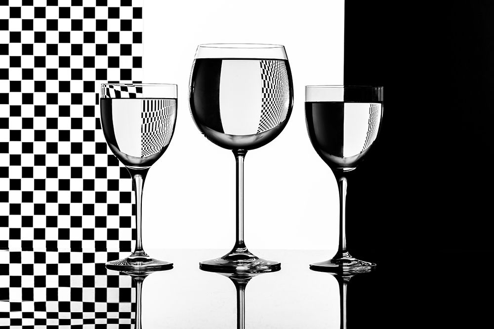 Blackawhite Glasses art print by Madison for $57.95 CAD