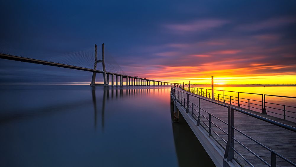 Ponte Vasco Da Gama art print by Rui Ribeiro for $57.95 CAD