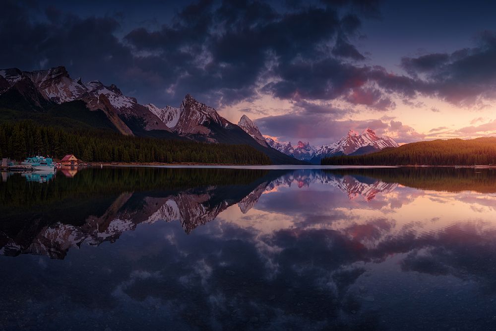 Maligne Mountains art print by Juan Pablo De for $57.95 CAD