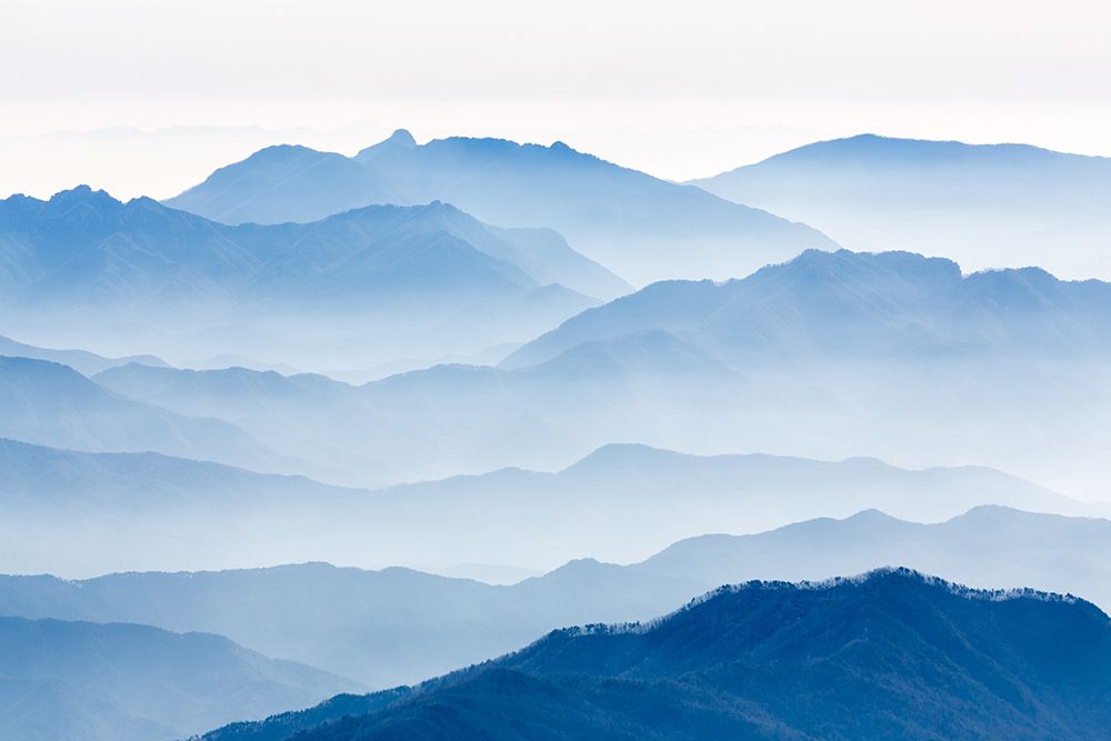 Misty Mountains art print by Gwangseop Eom for $57.95 CAD