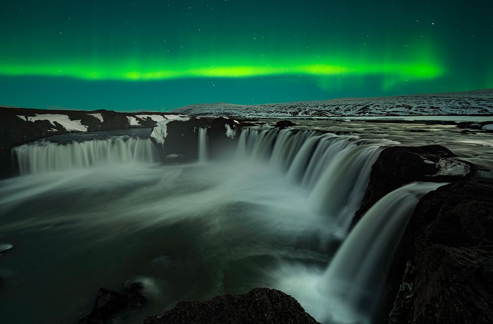 Godafoss art print by Jingshu Zhu for $57.95 CAD