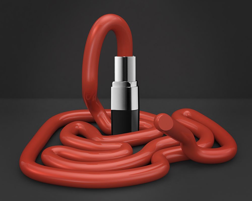 Lipstick art print by Naoki Matsumura for $57.95 CAD